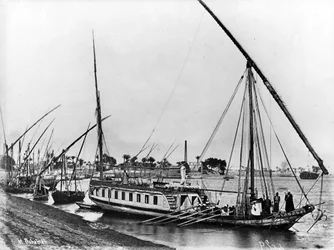 Dahabiya auf dem Nil